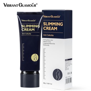 Kem Giảm Cân VIBRANT GLAMOUR 80g Giúp Đốt Cháy Mỡ Thừa Hiệu Quả Nhanh Làm Săn Chắc Da Dưỡng Ẩm An Toàn Cho Nam Và Nữ
