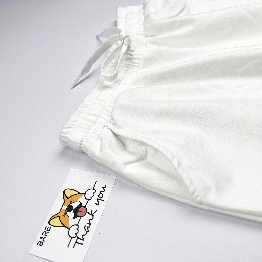 Quần jogger nữ bo gấu  vải thun da cá, quần bom ống rộng nữ nỉ thun dáng jogger- Q018