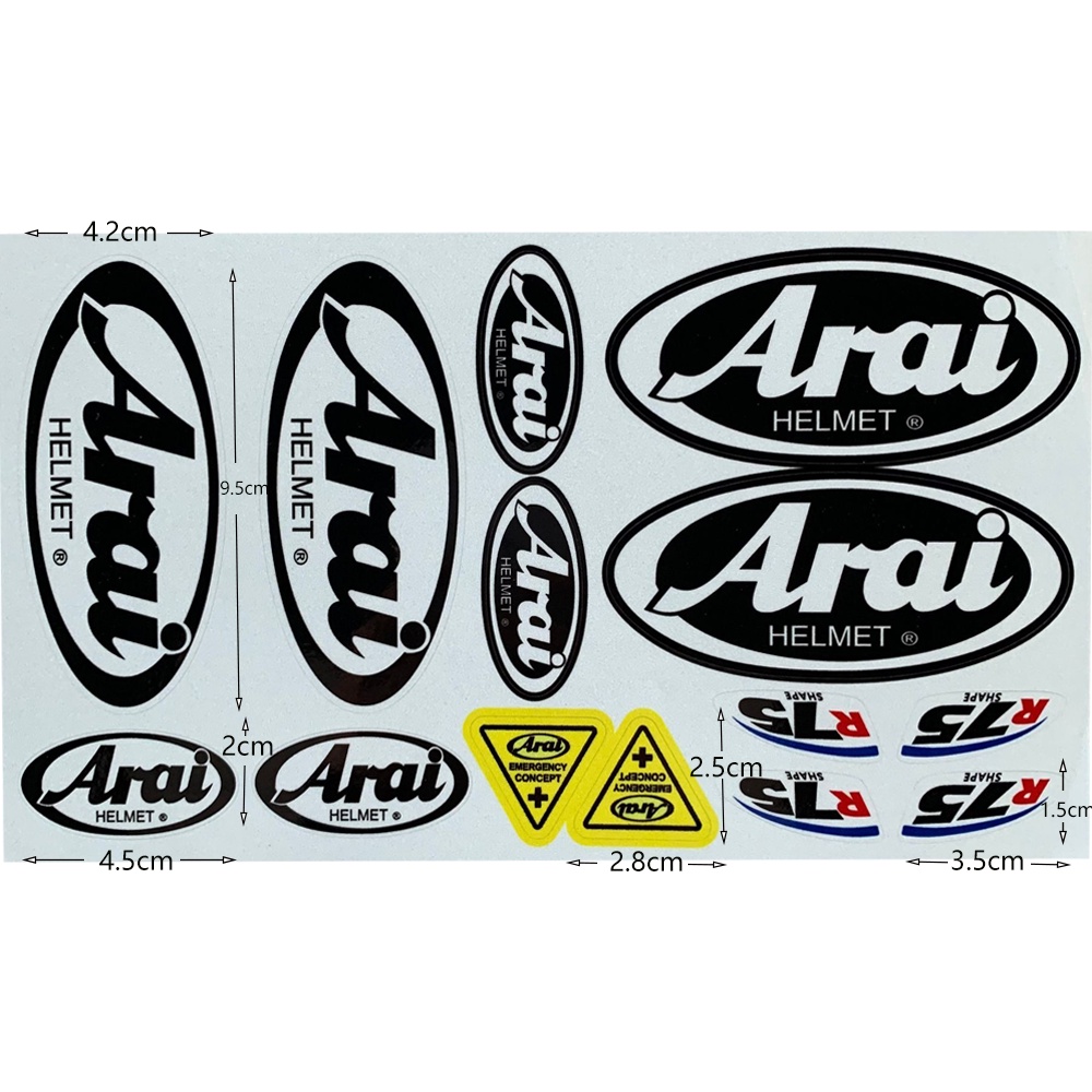 Sticker Phản Quang Dán Trang Trí Nón Bảo Hiểm Phong Cách Nhật Bản Độc Đáo