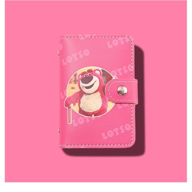 Ví đựng thẻ/card nhiều ngăn hoạ tiết Gấu Lotso dễ thương