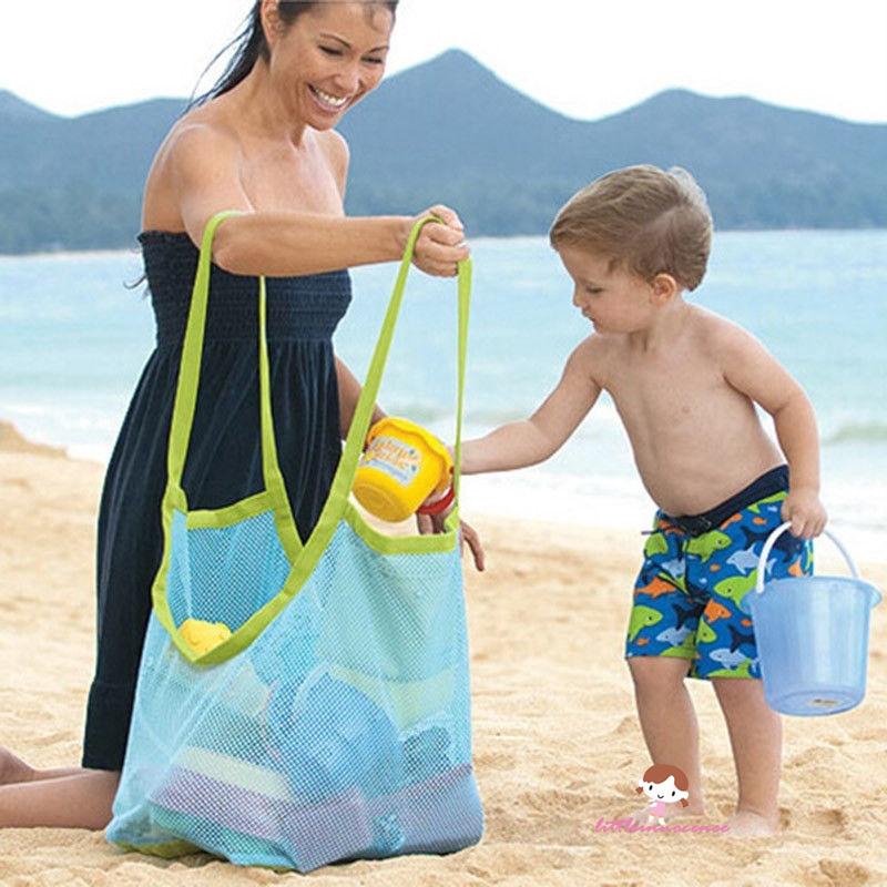 Túi lưới đựng đồ chơi bãi biển cho bé