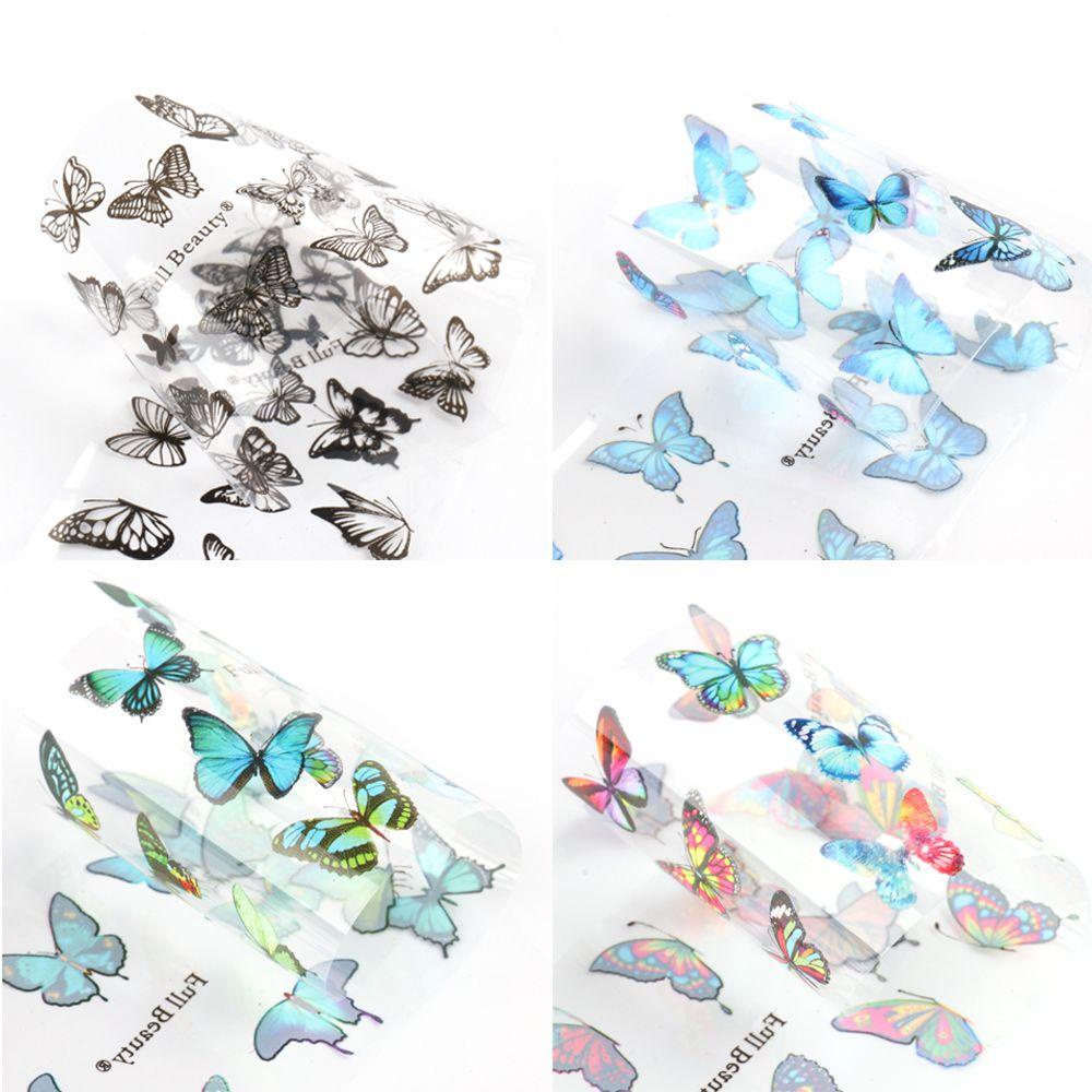 LAY Set 10 Sticker Dán Móng Nghệ Thuật Họa Tiết Bầu Trời Sao