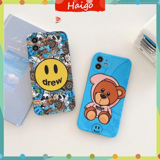 Ốp điện thoại dẻo hình gấu Cool Drew cho iPhone13 12 mini 11 PRO MAX 6 / 6s 7 / 8plus SE2 X / XS XR XSMAX #HG3600