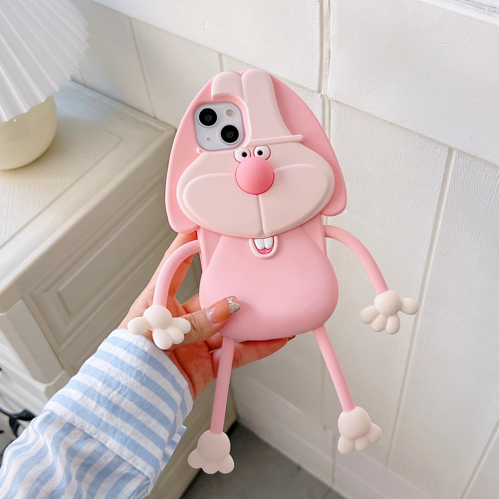 Ốp Lưng DẻO HìNh Con Thỏ HoạT HìNh Cho iPhone 14 / 13 / 12PRO MAX / 11 / 13PRO MAX