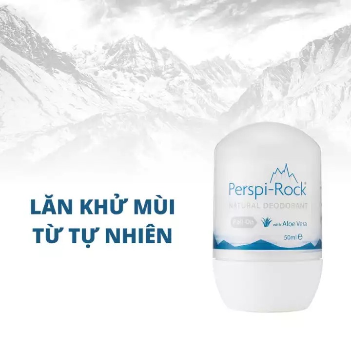 Lăn khử mùi hôi nách Perspi-Rock Natural Roll On Deodorant 50ml