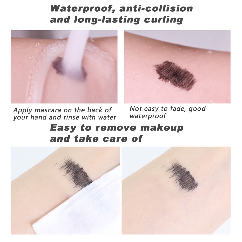 Suake Mascara Mini Mỹ Bàn Chải Mascara Tự Nhiên Mỏng Lâu Mascara Chống Thấm Nước