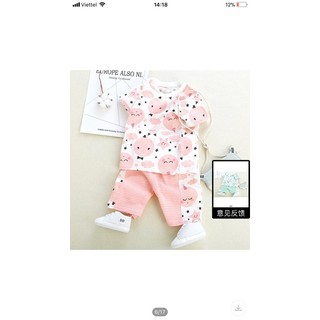 Bộ cotton giấy cho bé yêu