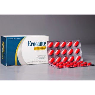 Giảm rụng tóc Erocante kích thích mọc tóc làm chậm bạc tóc tóc con hết bạc hiệu quả sau 1-2 hộp