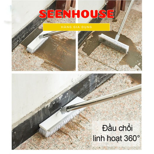 Chổi gạt nước 2 đầu, Cây lau sàn gạt nước quét gạch