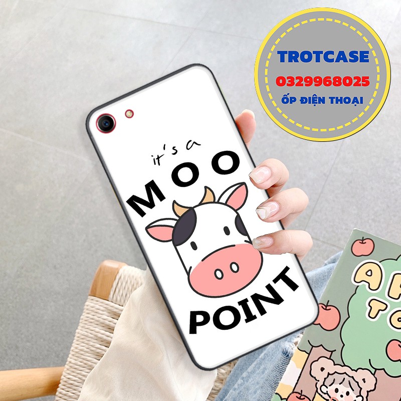 [ OPPO ] Ốp lưng điện thoại OPPO A71 / A83 - in hình bò sữa Moo và bò sữa âm nhạc cùng với bò sữa hello đẹp | BigBuy360 - bigbuy360.vn