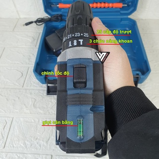 Máy Khoan Pin Bắn Vít Makita 3 chức năng, khoan tường bắn vít mở bulong, tiện lợi,  Giá Rẻ - Chất Lượng