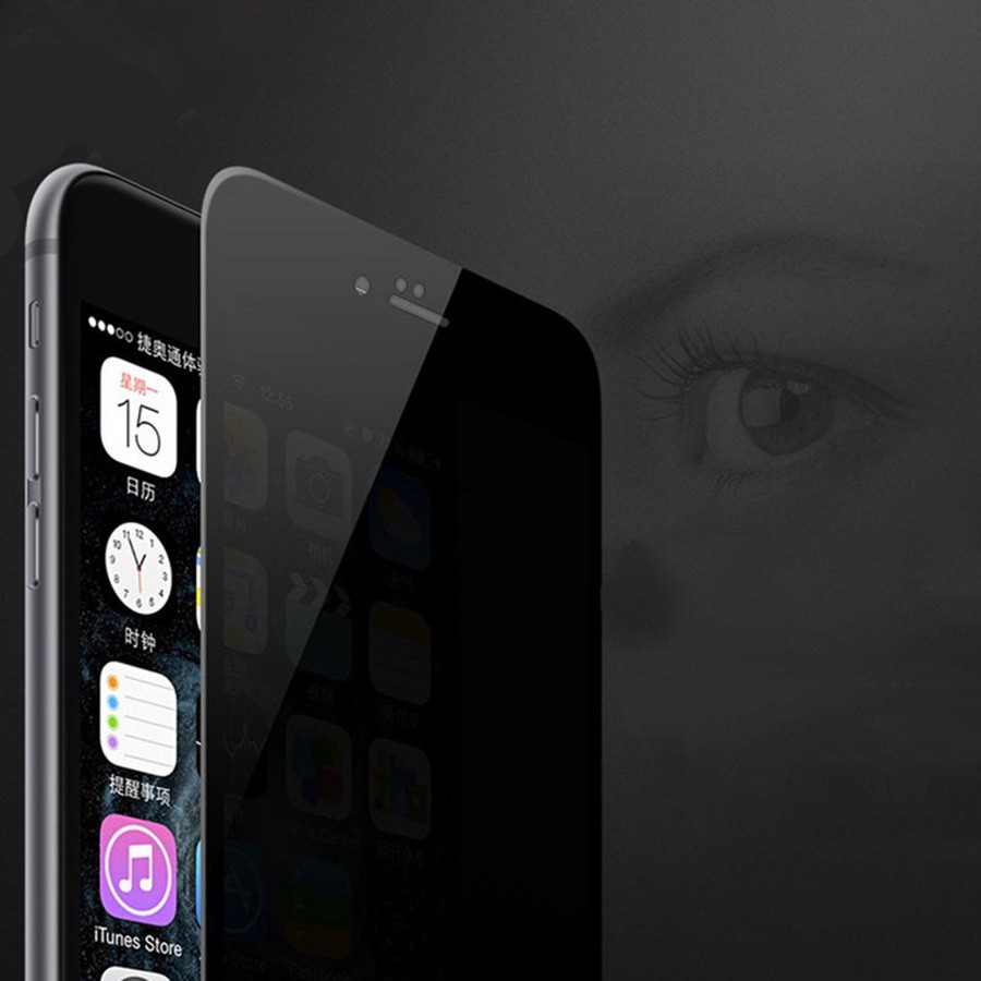 Cường lực Iphone chống nhìn trộm full màn, chống vân cho iphone 6/7/8/6Plus/7Plus/X/XR/Xs Max