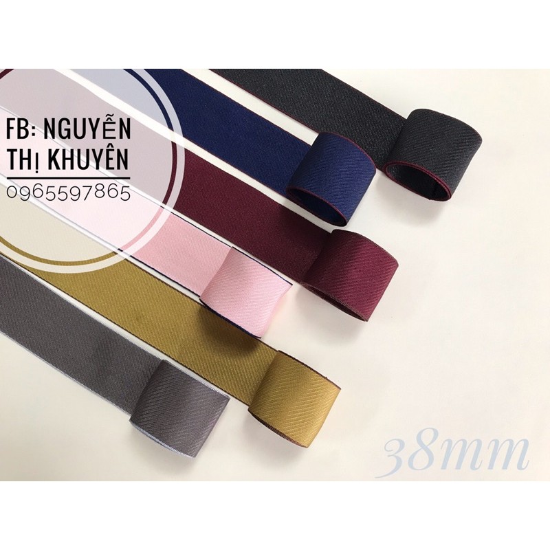 Ruy băng sợi chéo 38mm