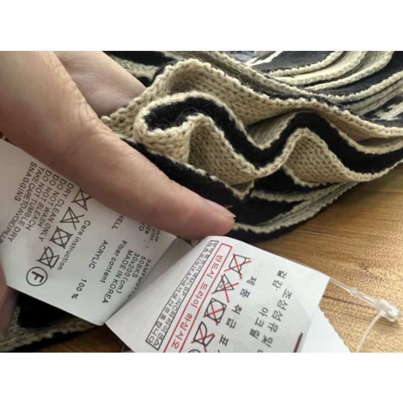 Khăn quàng cổ MIB Classic Monogram 30x200cm