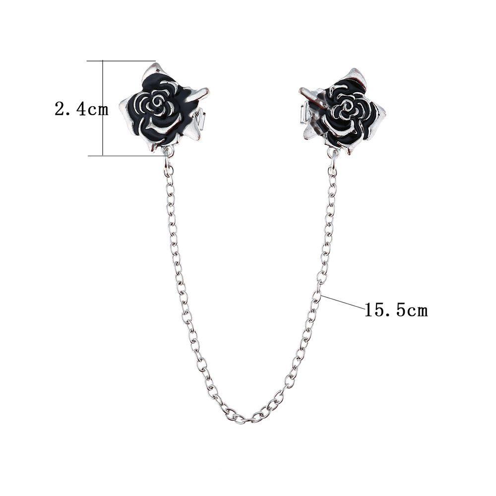 Ghim Cài Áo Hình Hoa Hồng Phong Cách Retro Thời Trang Cho Nữ