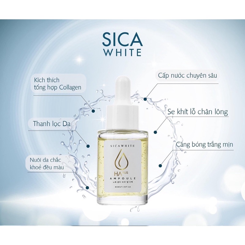 [CHÍNH HÃNG]  SERUM HA PLUS SICA WHITE