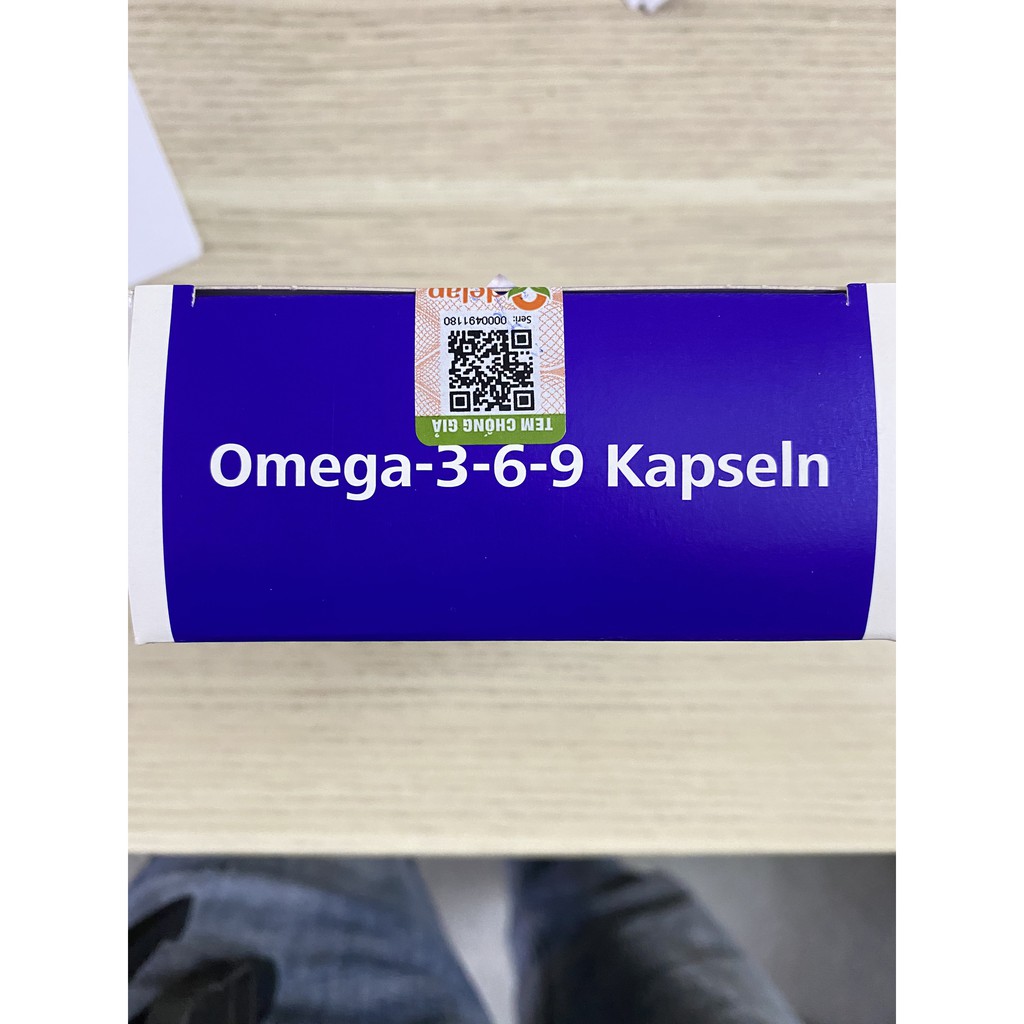 Heilusan Omega 369 Kapseln.Bổ Sung DHA,EPA Vitamin E Giúp Phát Triển Não Bộ,Tim Mạch