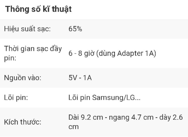 [Pin sạc dự phòng] Storm Arun 8400 mAh