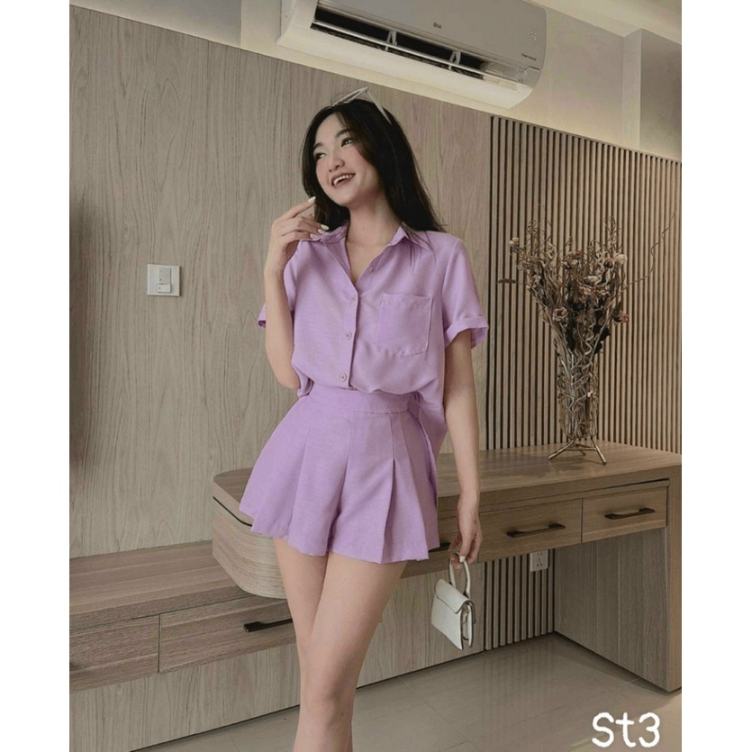 (MẪU MỚI) SÉT FORRD 2 MÓN ÁO SƠ MI THƯ SINH TRẺ TRUNG CÁ TÍNH KIỂU DÁNG THỜI TRANG HOT TREND HHP FASHION