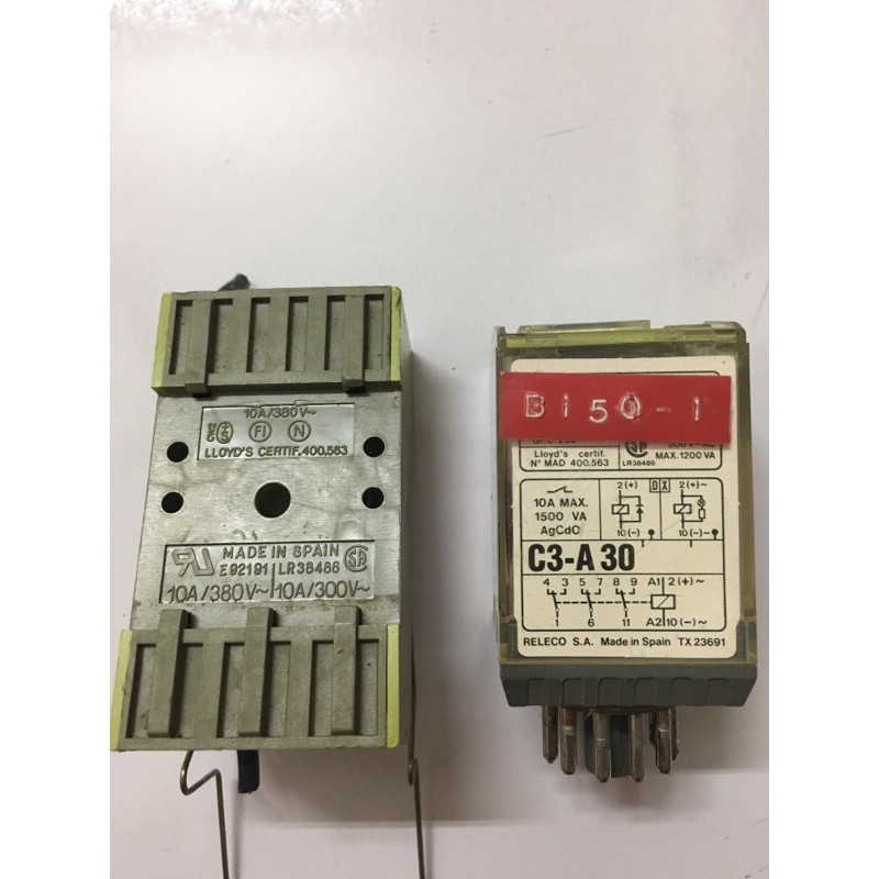 Bộ rơ le 24VDC 10A có khối trễ thời gian