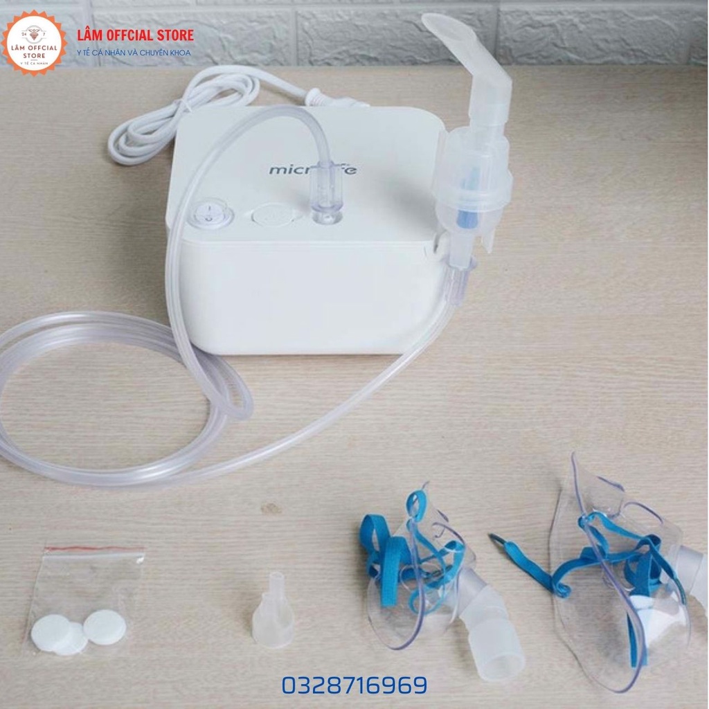 Bộ phụ kiện dành máy xông mũi họng, xong khí dung siêu âm MICROLIFE NEB200