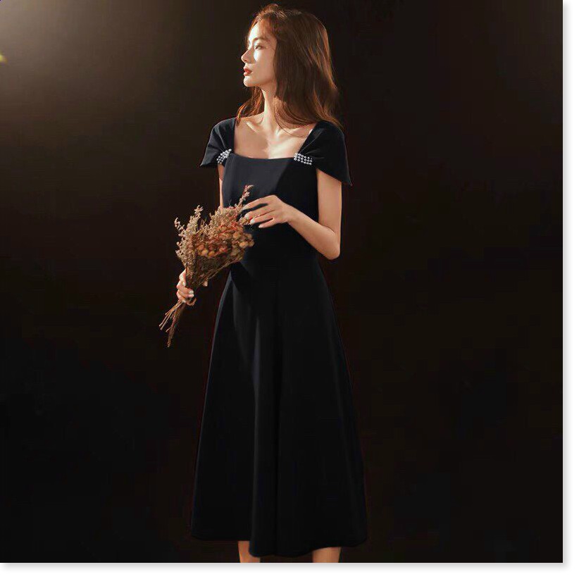 ĐẦM UMI ĐÍNH NGỌC DÁNG SUÔNG MỚI NHẤT NĂM 2021 LANA FASHION