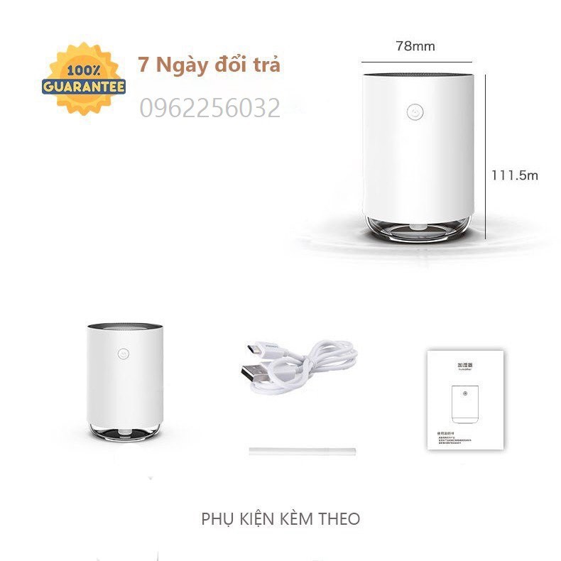Máy Xông Tinh Dầu Cao Cấp, Máy Phun Sương Tạo Ẩm, Đèn LED Trang Trí Phòng Ngủ