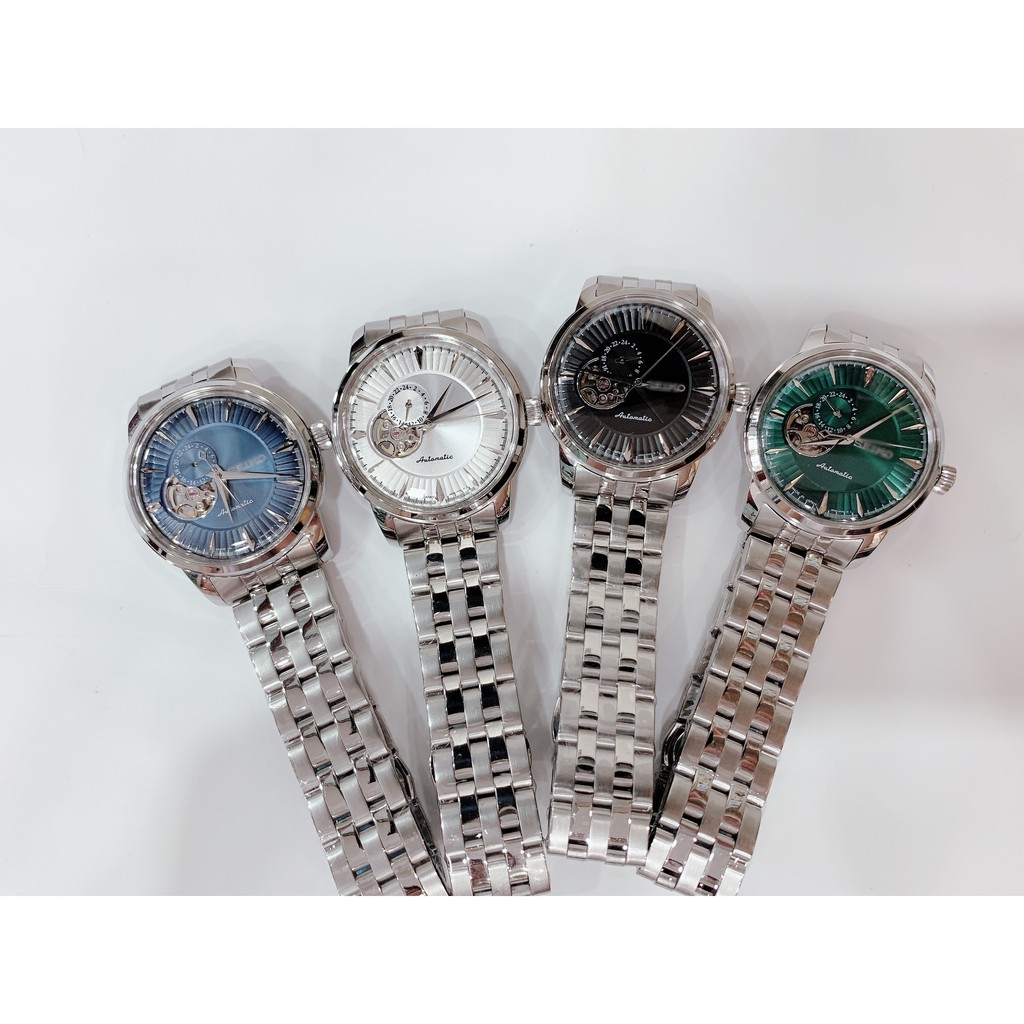 Đồng Hồ Nam Seiko Premier Dây Thép , Size 41mm , Lộ Cơ