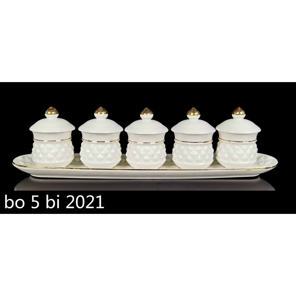 Bộ Đồ Thờ Cúng - Set Đồ Thờ Cúng Gốm Sứ Hoa Hình Kim Cương - Trái Thơm cao cấp