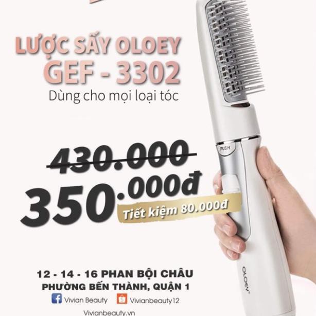 LƯỢC SẤY TÓC OLOEY ITCHARMS beauty GEF-3302 (TO2403)