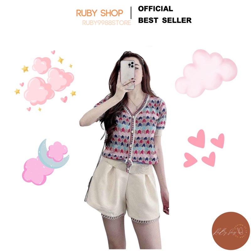 Quần Short Tafta Ren , Với Thiết Kế Chân Ren Đặc Biệt , Lên Dáng Cực Xinh