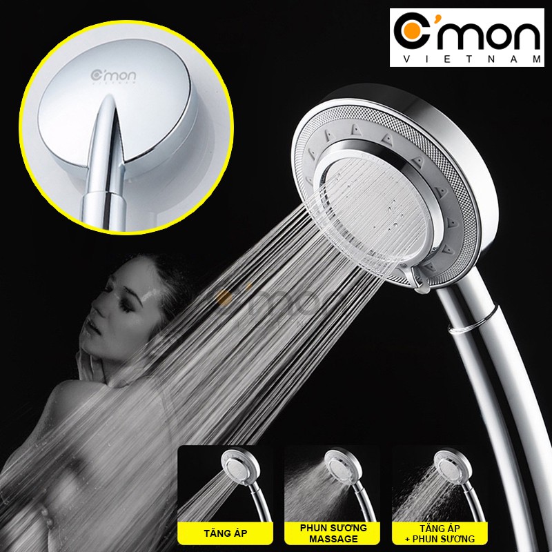 Tay sen siêu tăng áp 400% với 3 chế độ nước C'MON TS-03