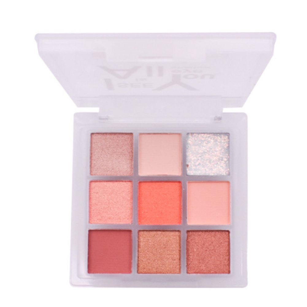 Bảng Phấn Mắt Chín Màu Sắc Hiệu Ứng Ngọc Trai Lấp Lánh