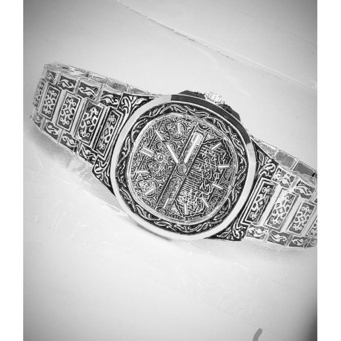 Đồng hồ nam sang trọng Dây Thép Kim Loại khắc Hoa văn cổ điển CERIDUN dây đúc hottrend -D19- | BigBuy360 - bigbuy360.vn