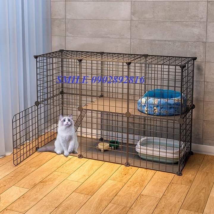 CHUỒNG,NHÀ Ở LƯỚI THÉP DÀNH CHO CHÓ MÈO THÚ CƯNG TIỆN ÍCH