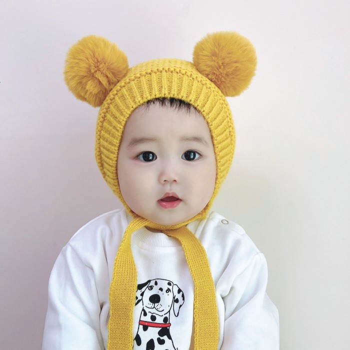 Baby Hat Winter Warm Kids Hat Knitted Hat 3-12 Months