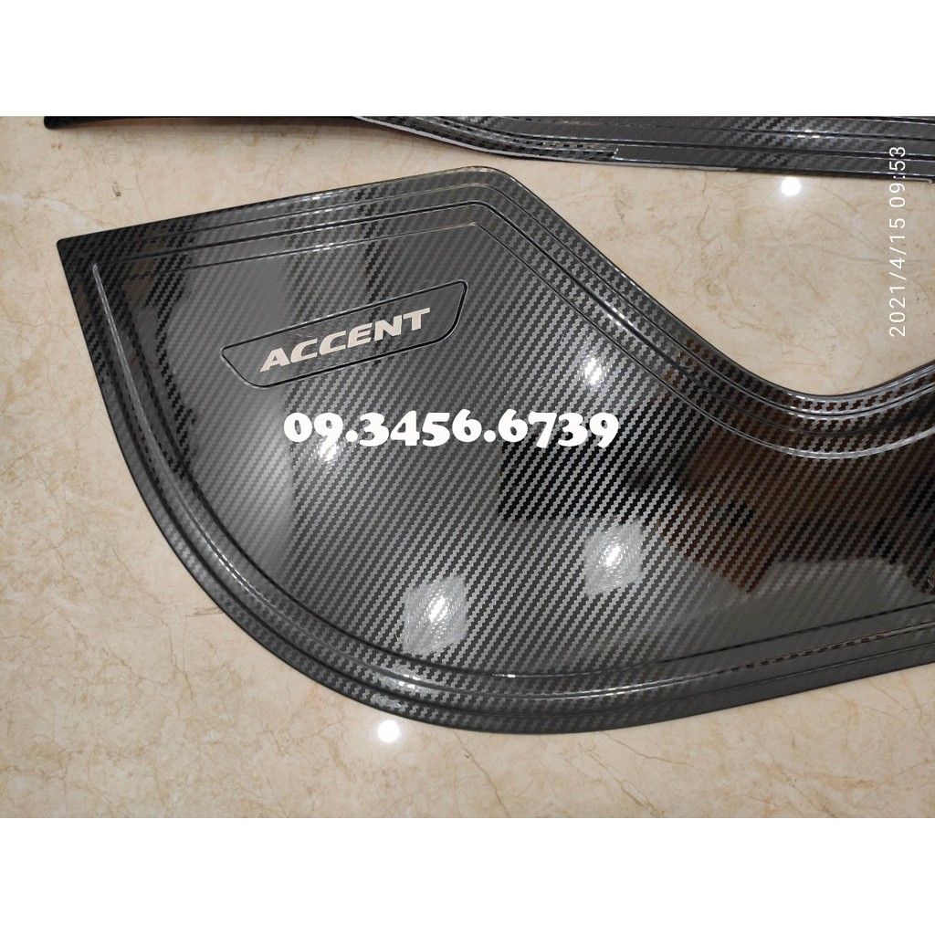 Ốp Tapli Cửa Xe Hyundai Accent 2018 2019 2020 2021 tặng kèm thêm keo 3.M