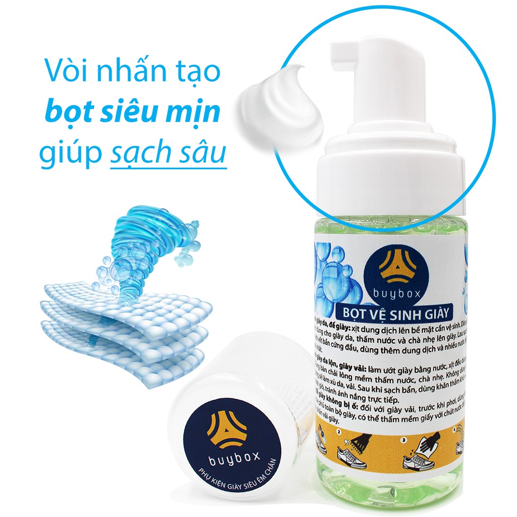 Bọt vệ sinh giày và giặt giày (150ml) - buybox - BBPK60