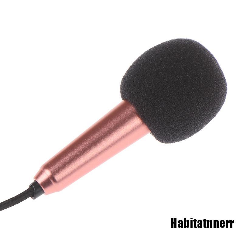 Micro Hát Karaoke Mini Giắc Cắm 3.5mm Chuyên Dụng Cho Điện Thoại Pc