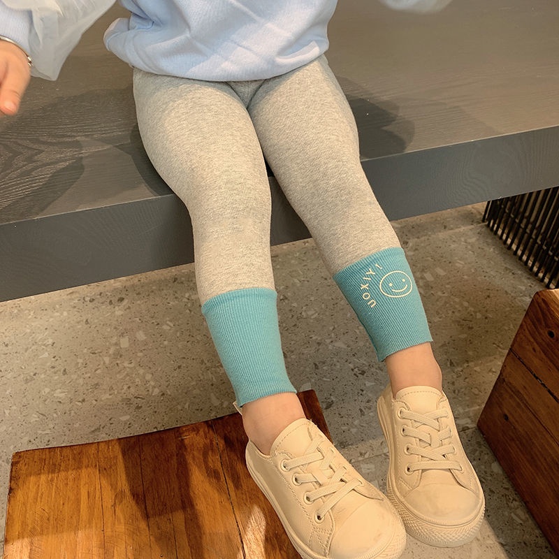 Quần legging thời trang xuân thu mới dành cho bé gái 2021