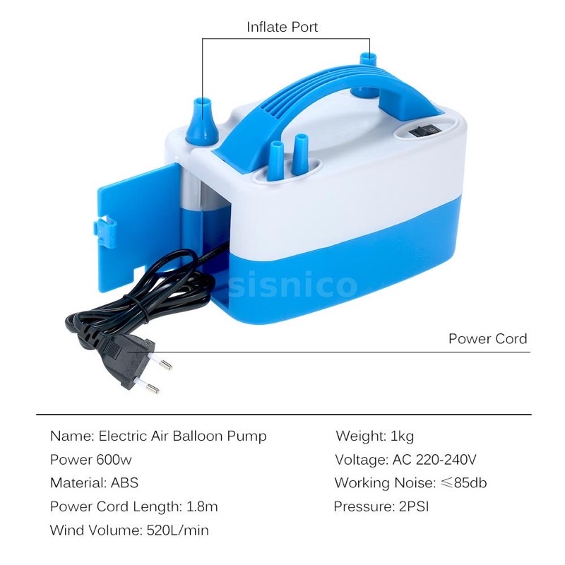 Máy Bơm Bóng Bằng Điện Công Suất Cao HT-508