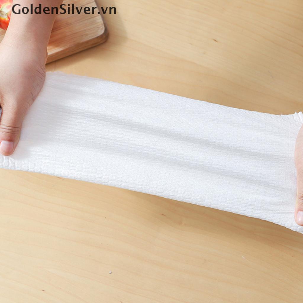 Cuộn 50 Khăn Lau Chén Dĩa Bằng Tre Có Thể Tái Sử Dụng