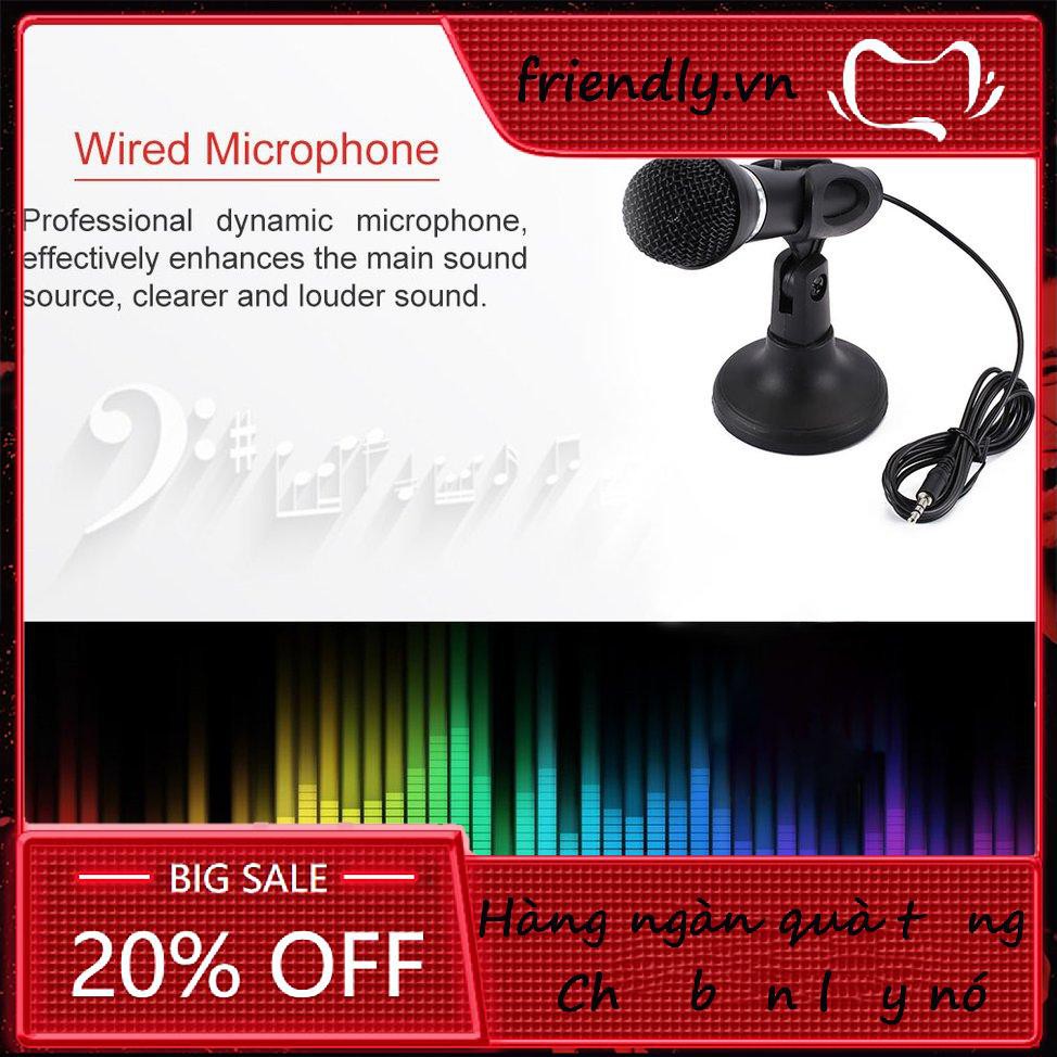 Mic Cắm 3.5mm Cho Máy Tính Để Bàn