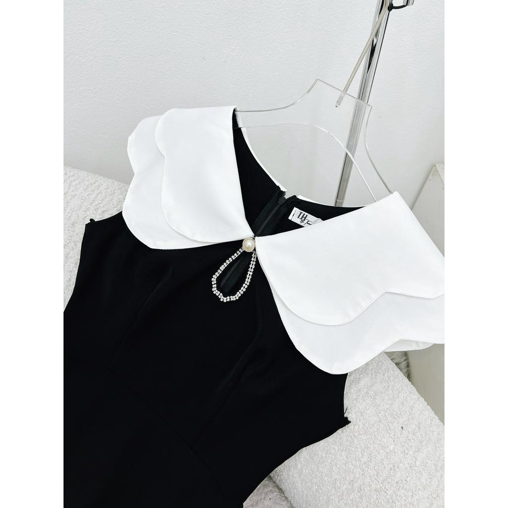 Váy đầm thiết kế cổ bèo siêu xinh sang chảnh hàng chất đẹp