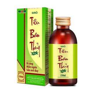 Siro Tiêu Ban Thủy New -Hoa Sen- Dị ứng, mẩn ngứa, sẩn mề đay có ngay Tiêu Ban Thủy