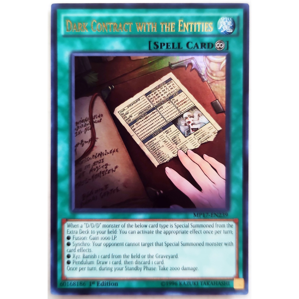 [Thẻ Yugioh] Dark Contract with the Entities |EN| Ultra Rare (ARC-V)