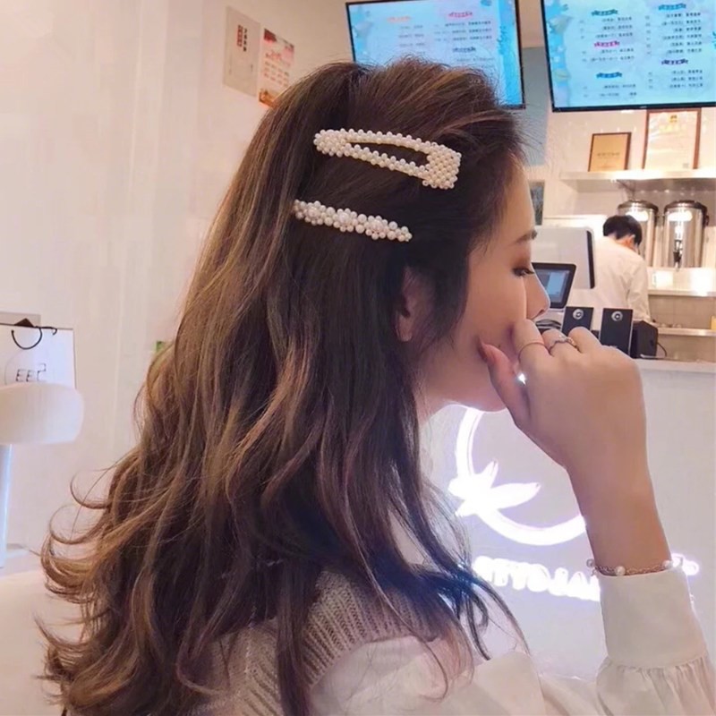 COMBO 4 KẸP NGỌC TRAI GIẢ Fairy Pearl Side Clip F6