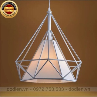 Đèn thả kim cương màu trắng D250 kèm bóng T056