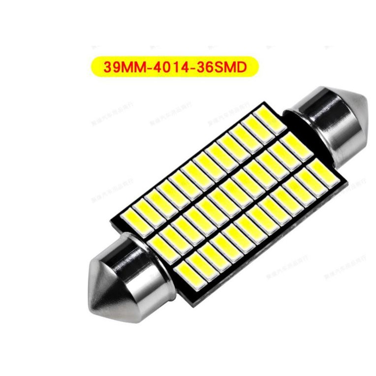 Bóng led trần ôtô , xe hơi 4014 sáng trắng