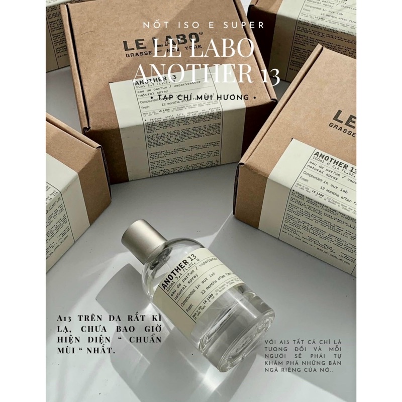 Nước hoa Unisex Lelabo Another 13 EDP 5ml/10ml